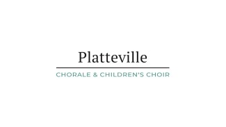 Platteville Children's Choir Concert