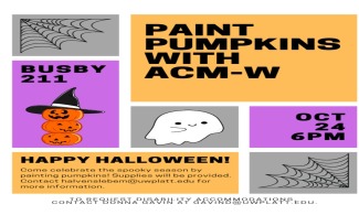 Paint Pumpkins with ACM-W