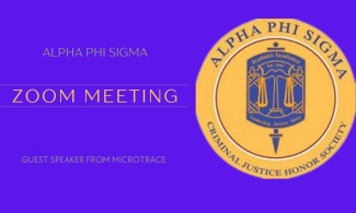 April Alpha Phi Sigma General Meeting