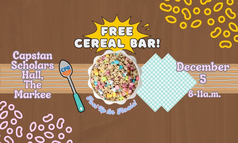 Free Cereal Bar!