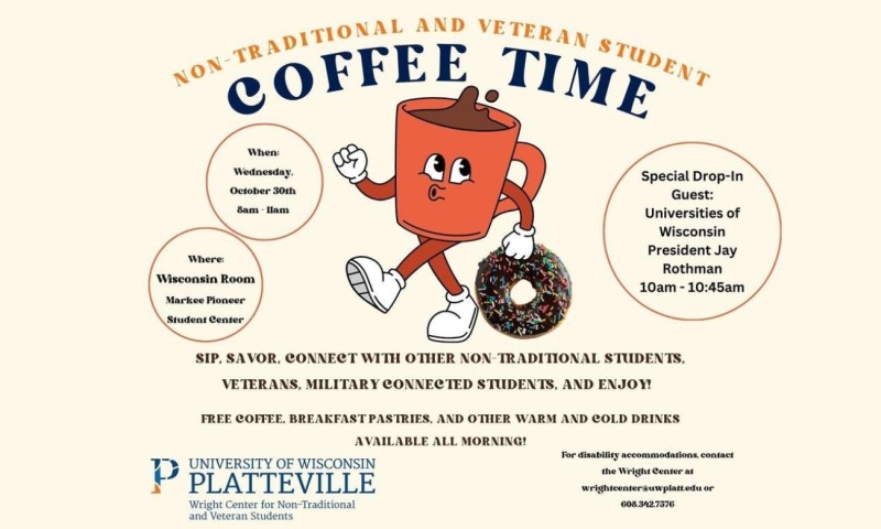 Non-Traditional and Veteran Student Coffee Time