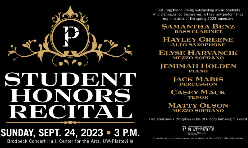 Student Honors Recital
