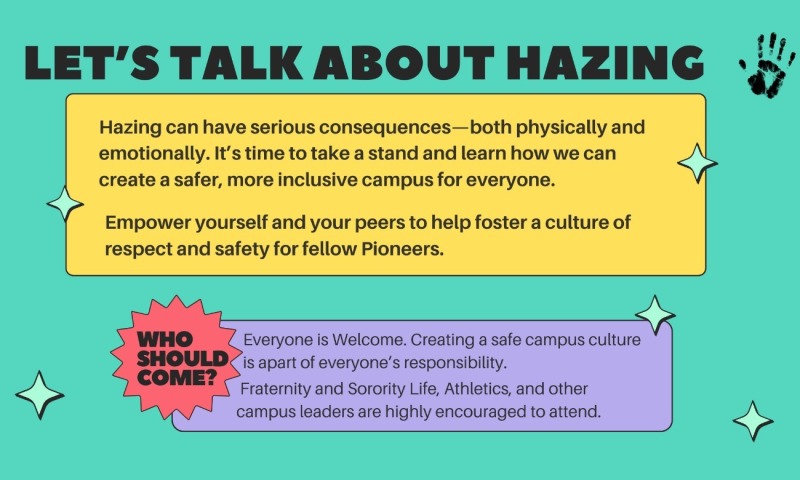 Let's Talk About Hazing