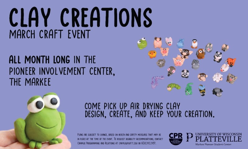 March Craft: Clay Creations