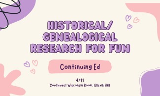 Historical/Genealogical Research for Fun