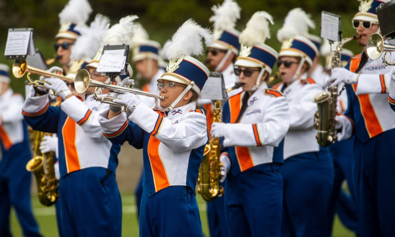 Marching Pioneers Halftime Show at Pioneer Football