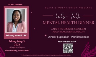 "Let's Talk" Mental Health Dinner