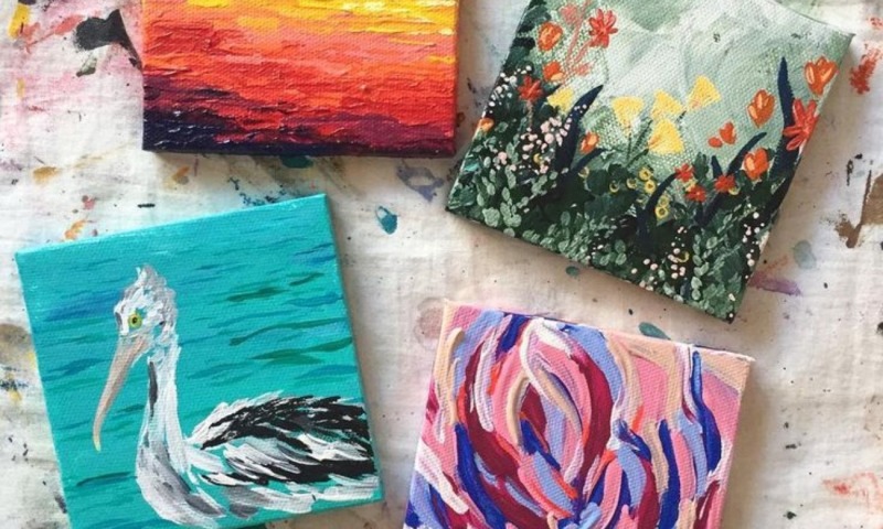 Mini Canvas Magnet Craft